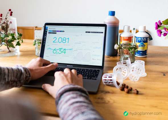 Keep track of your hydroponics system from anywhere